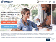 Tablet Screenshot of bluepay.com